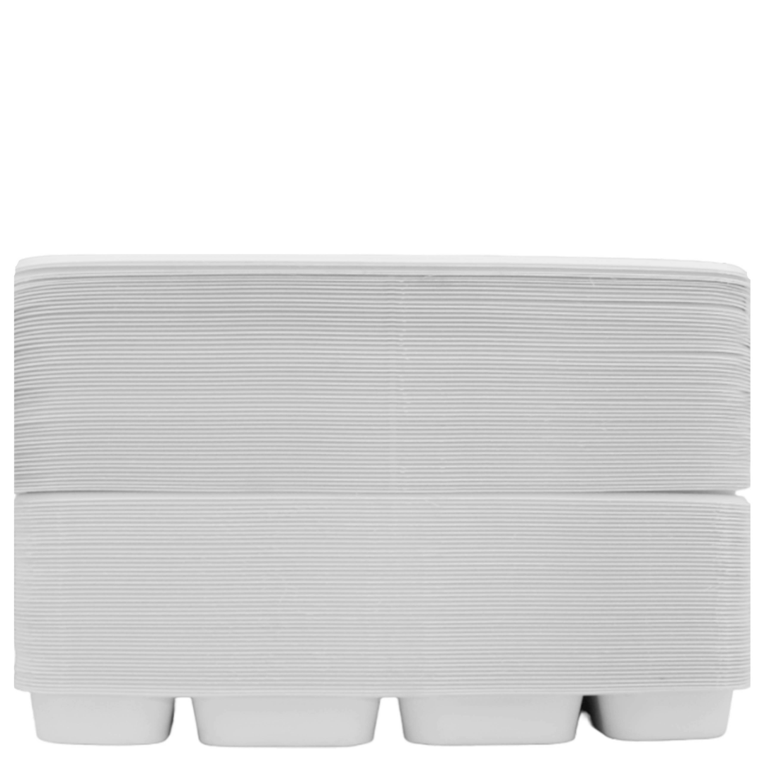 10 Compartment White Color Disposable Party Thali Plates